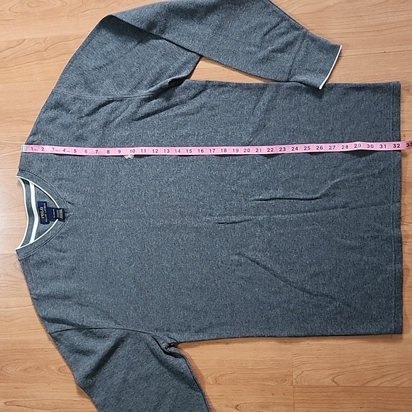 Polo Ralph Lauren Long Sleeve V-Neck Tipped Waffle Thermal Top - Picture 6 of 8